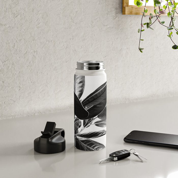 Grandiflora II - bw Water Bottle Gallery Image 4