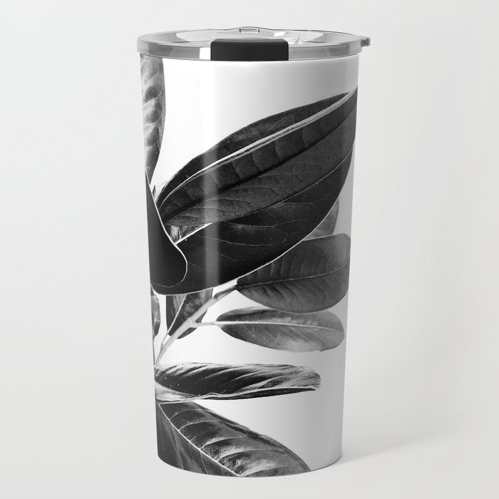 Grandiflora II - bw Travel Mug Gallery Image 1