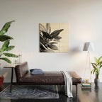 Grandiflora II - bw Wood Wall Art Gallery Image 2