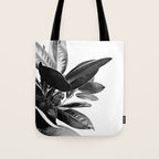Grandiflora II - bw Tote Bag Gallery Image 1