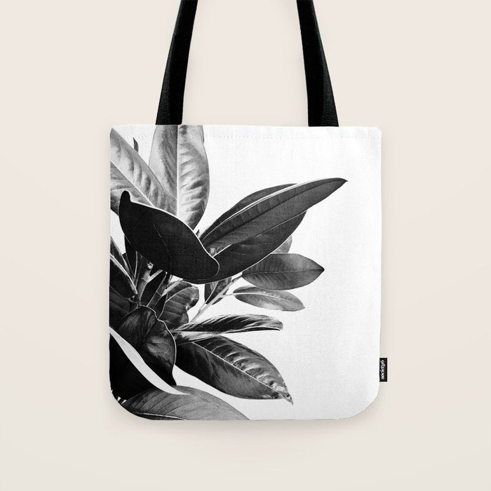 Grandiflora II - bw Tote Bag Gallery Image 1