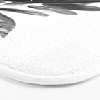 Grandiflora II - bw Bath Mat Gallery Image 3