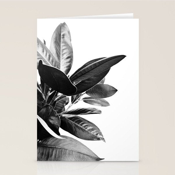 Grandiflora II - bw Stationery Card Gallery Image 1