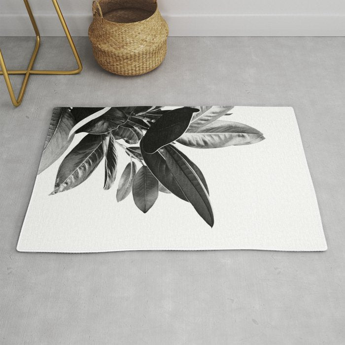 Grandiflora II - bw Rug Gallery Image 1