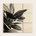 Grandiflora II - bw Wood Wall Art Gallery Image 1