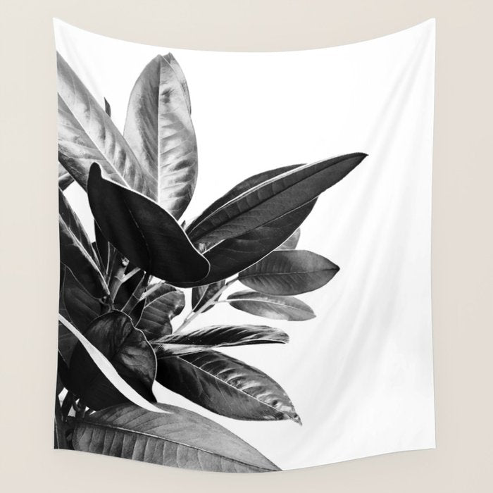 Grandiflora II - bw Wall Tapestry Gallery Image 1