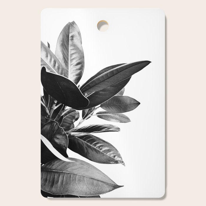 Grandiflora II - bw Cutting Board Gallery Image 1