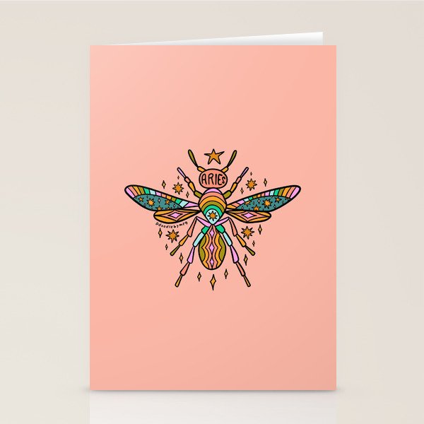 Aries Wasp Stationery Card Gallery Image 2