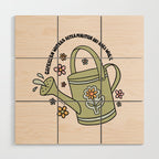 Capricorn Watering Can Wood Wall Art Gallery Image 1