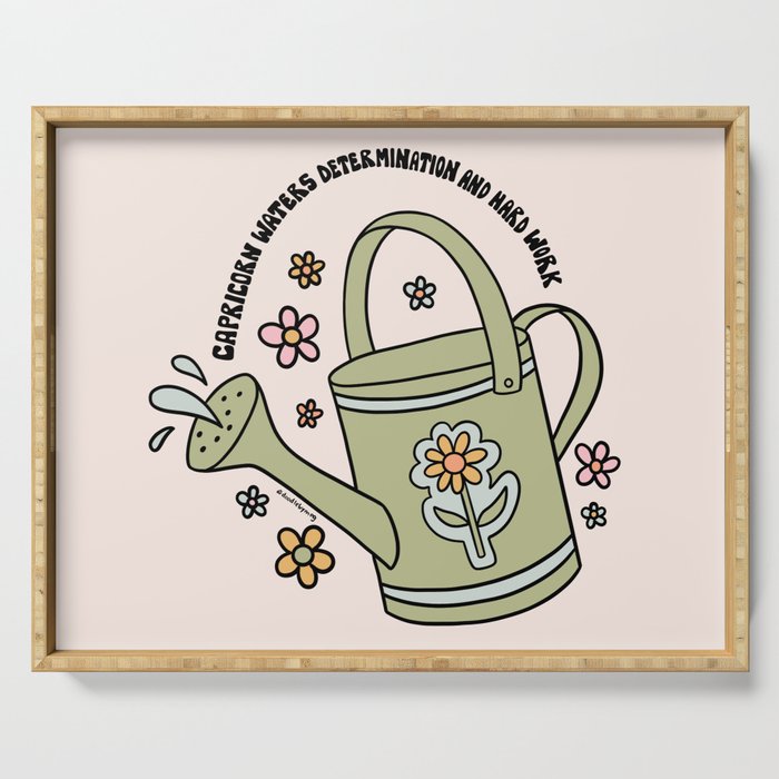 Capricorn Watering Can Serving Tray Gallery Image 1