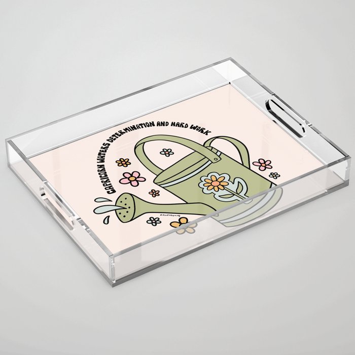 Capricorn Watering Can Acrylic Tray Gallery Image 1