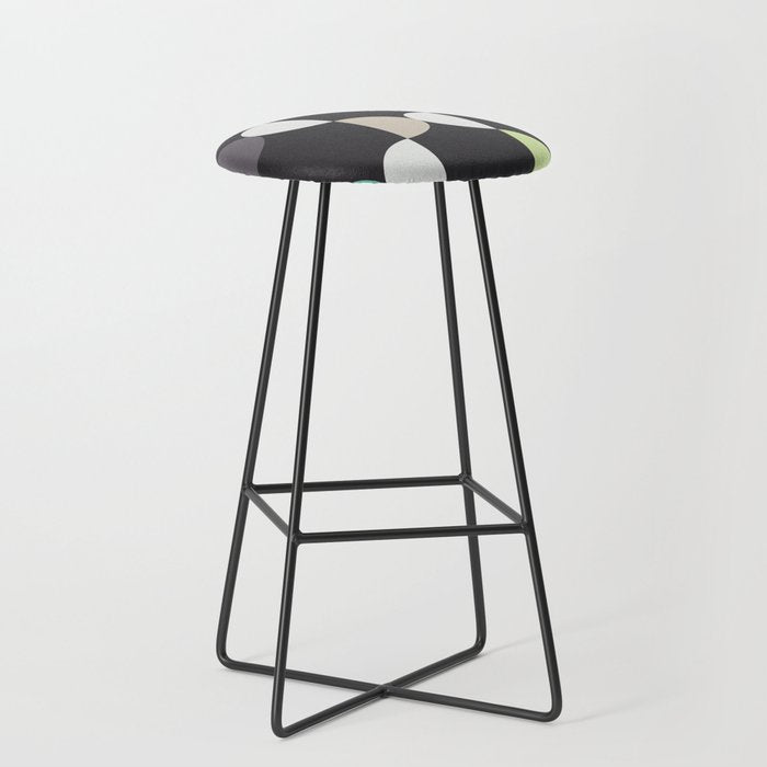 City life facade moonless night Stool Gallery Image 1