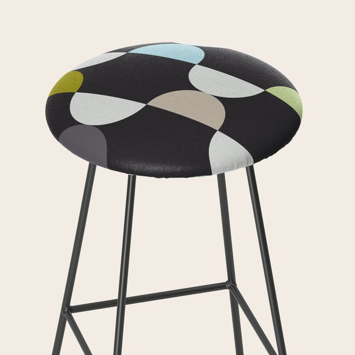 City life facade moonless night Stool Gallery Image 2