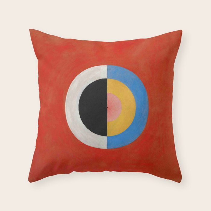 Hilma af Klint "The Swan, No. 17, Group IX-SUW" Throw Pillow Gallery Image 6