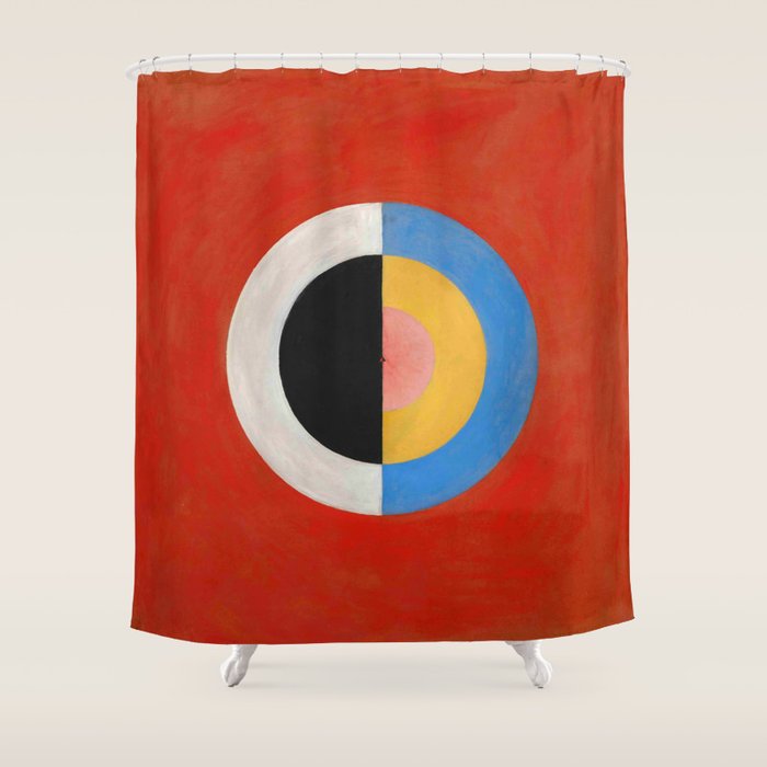 Hilma af Klint "The Swan, No. 17, Group IX-SUW" Shower Curtain Gallery Image 1