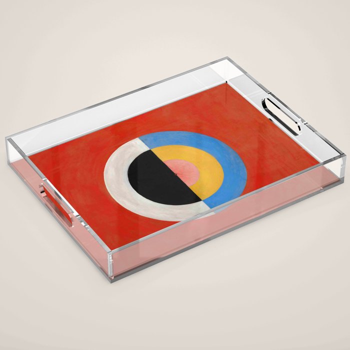 Hilma af Klint "The Swan, No. 17, Group IX-SUW" Acrylic Tray Gallery Image 1