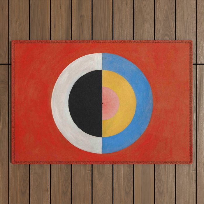 Hilma af Klint "The Swan, No. 17, Group IX-SUW" Outdoor Rug Gallery Image 1