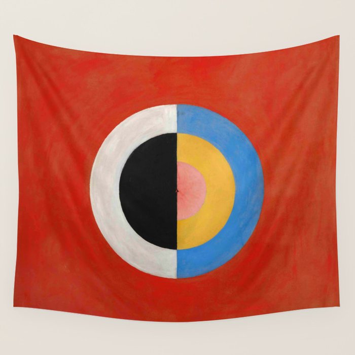 Hilma af Klint "The Swan, No. 17, Group IX-SUW" Wall Tapestry Gallery Image 4