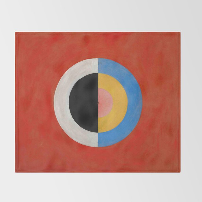 Hilma af Klint "The Swan, No. 17, Group IX-SUW" Throw Blanket Gallery Image 2