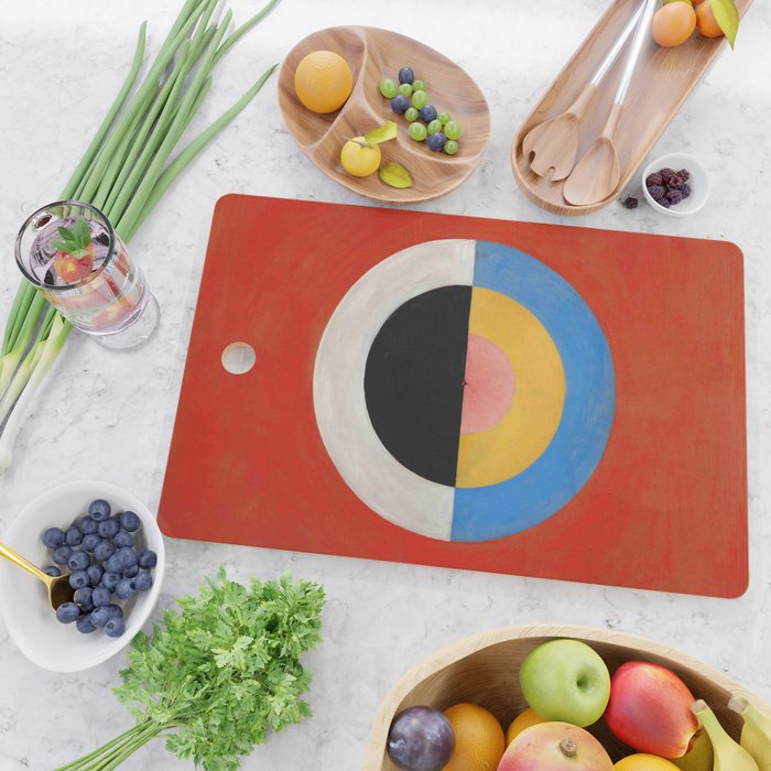 Hilma af Klint "The Swan, No. 17, Group IX-SUW" Cutting Board Gallery Image 2