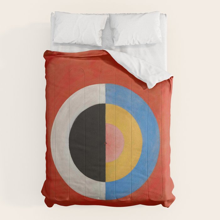 Hilma af Klint "The Swan, No. 17, Group IX-SUW" Comforter Gallery Image 6