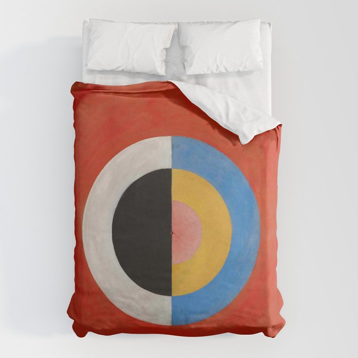 Hilma af Klint "The Swan, No. 17, Group IX-SUW" Duvet Cover Gallery Image 6