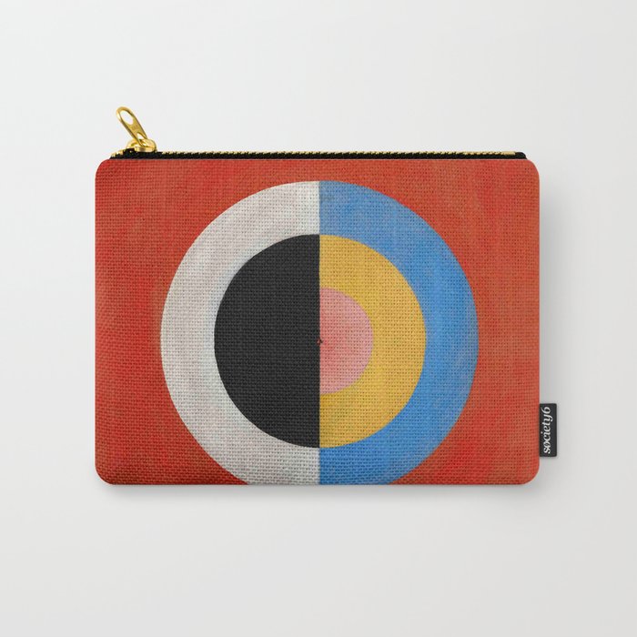 Hilma af Klint "The Swan, No. 17, Group IX-SUW" Carry All Pouch Gallery Image 1
