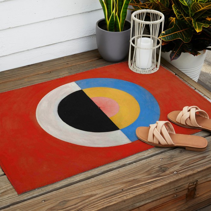 Hilma af Klint "The Swan, No. 17, Group IX-SUW" Outdoor Rug Gallery Image 2