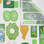 Matcha Green Tea Snacks Wall Tapestry Gallery Image 3