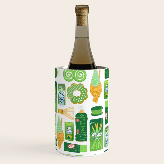 Matcha Green Tea Snacks Wine Chiller Gallery Image 2