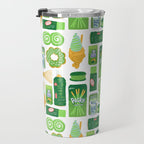 Matcha Green Tea Snacks Travel Mug Gallery Image 3