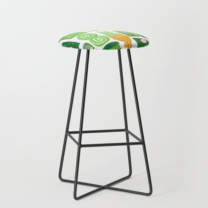 Matcha Green Tea Snacks Stool Gallery Image 1