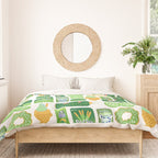 Matcha Green Tea Snacks Duvet Cover Gallery Image 3