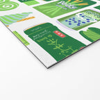Matcha Green Tea Snacks Welcome Mat Gallery Image 2