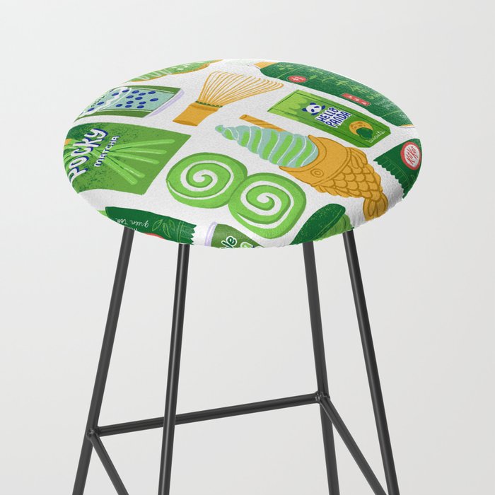 Matcha Green Tea Snacks Stool Gallery Image 2
