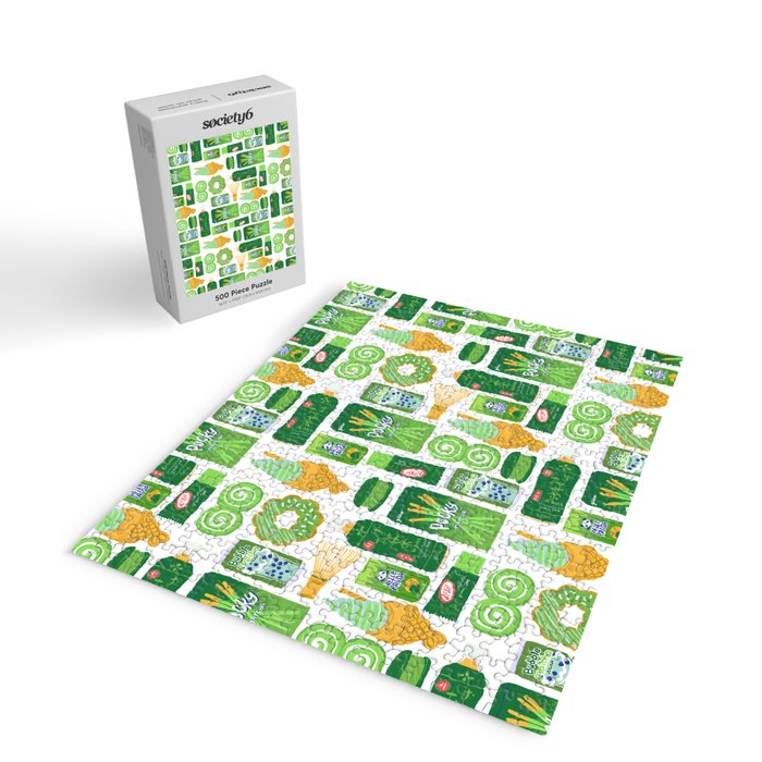 Matcha Green Tea Snacks Jigsaw Puzzle Gallery Image 2