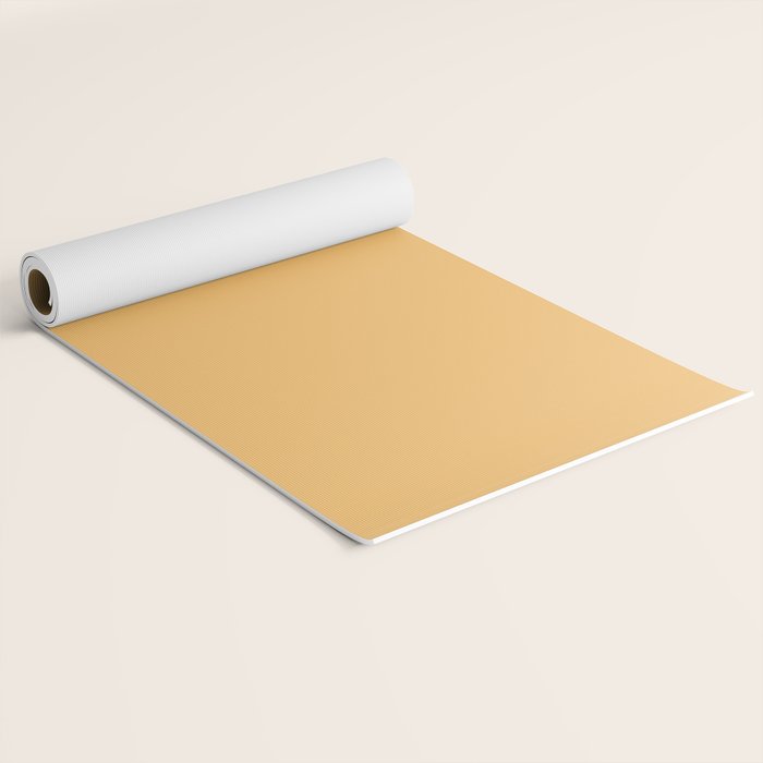 Solid Wheatberry Yoga Mat Gallery Image 2