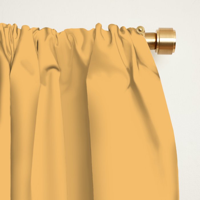 Solid Wheatberry Window Curtain Gallery Image 2