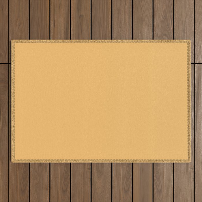 Solid Wheatberry Outdoor Rug Gallery Image 1