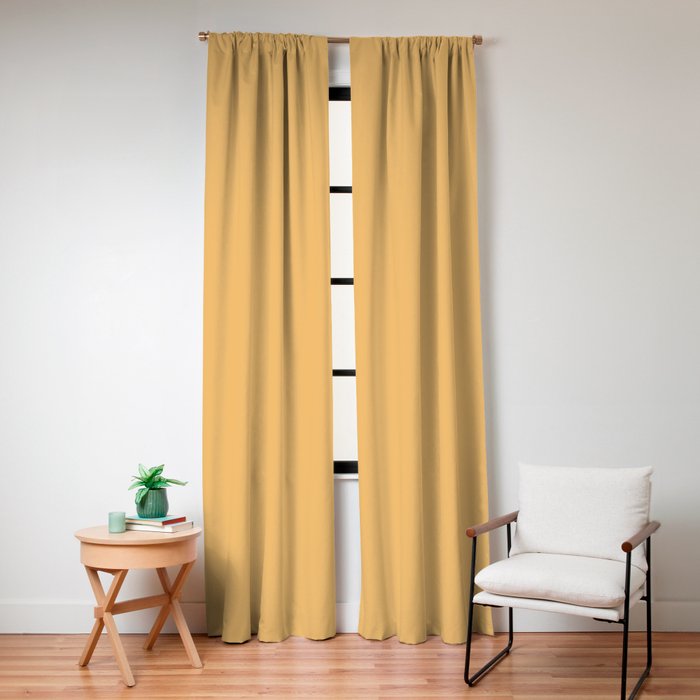 Solid Wheatberry Window Curtain Gallery Image 4