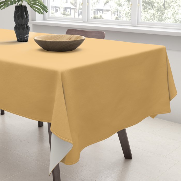 Solid Wheatberry Tablecloth Gallery Image 3