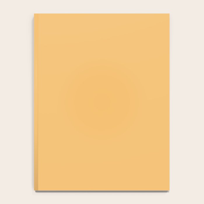 Solid Wheatberry Notebook Gallery Image 4