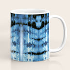 Indigo Satin Shibori Coffee Mug Gallery Image 1