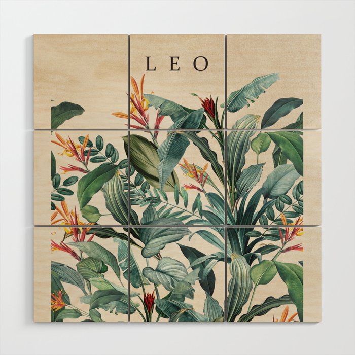 LEO Wood Wall Art Gallery Image 1