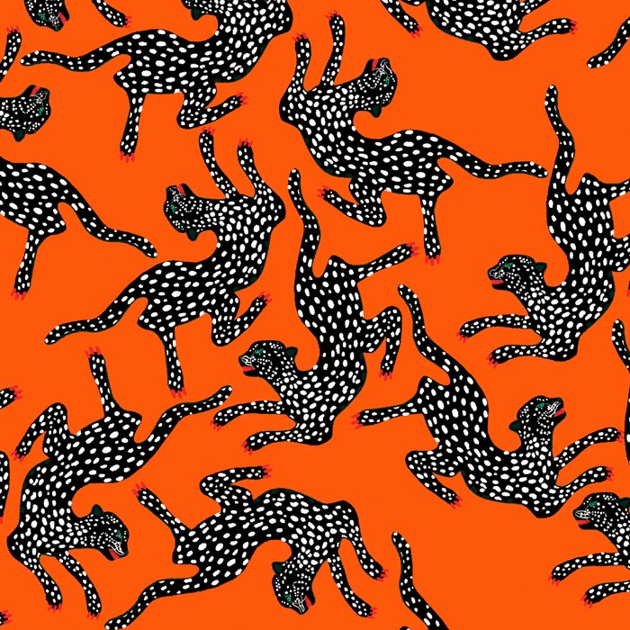 Fashionable black cheetah dance Coffee Mug Gallery Image 2