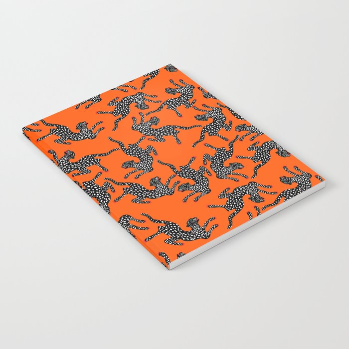 Fashionable black cheetah dance Notebook Gallery Image 2