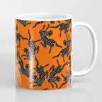 Fashionable black cheetah dance Coffee Mug Gallery Image 1