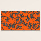 Fashionable black cheetah dance Desk Mat Gallery Image 3