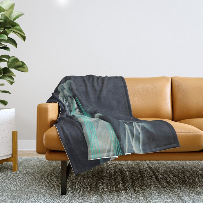 a kind of Sorrow Throw Blanket Gallery Image 1