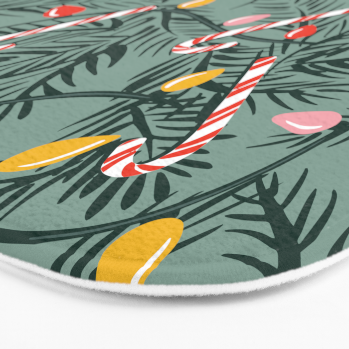 Candy Cane Christmas Bath Mat Gallery Image 3
